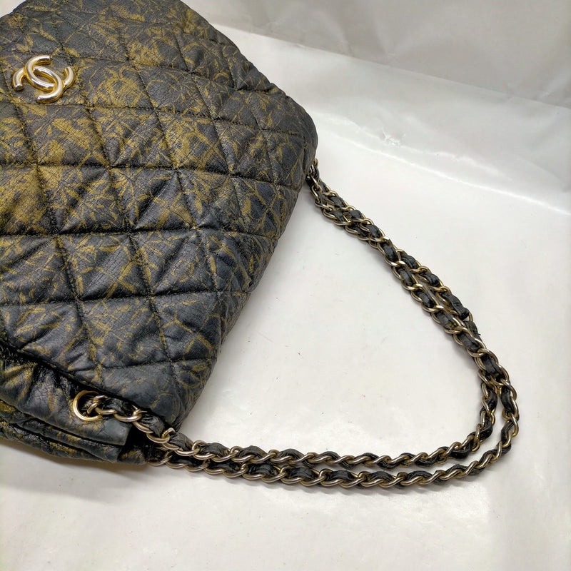 Chanel Shoulder Bag Black Pvc