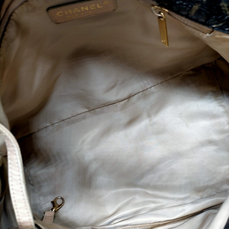 Chanel Shoulder Bag Black Pvc