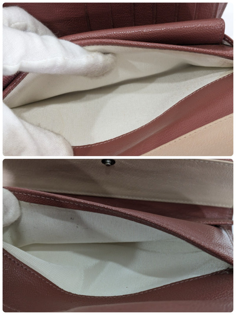 Chanel Wallet Leather Bicolore Check