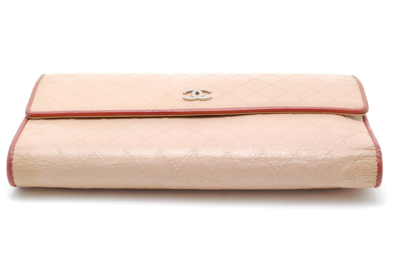 Chanel Wallet Leather Bicolore Check