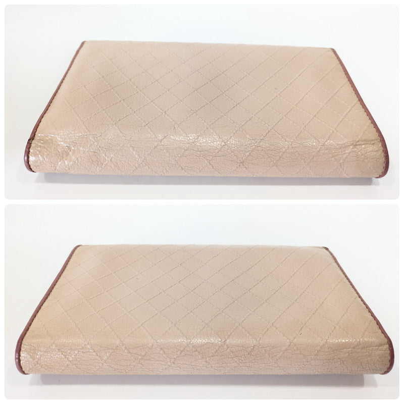 Chanel Wallet Leather Bicolore Check