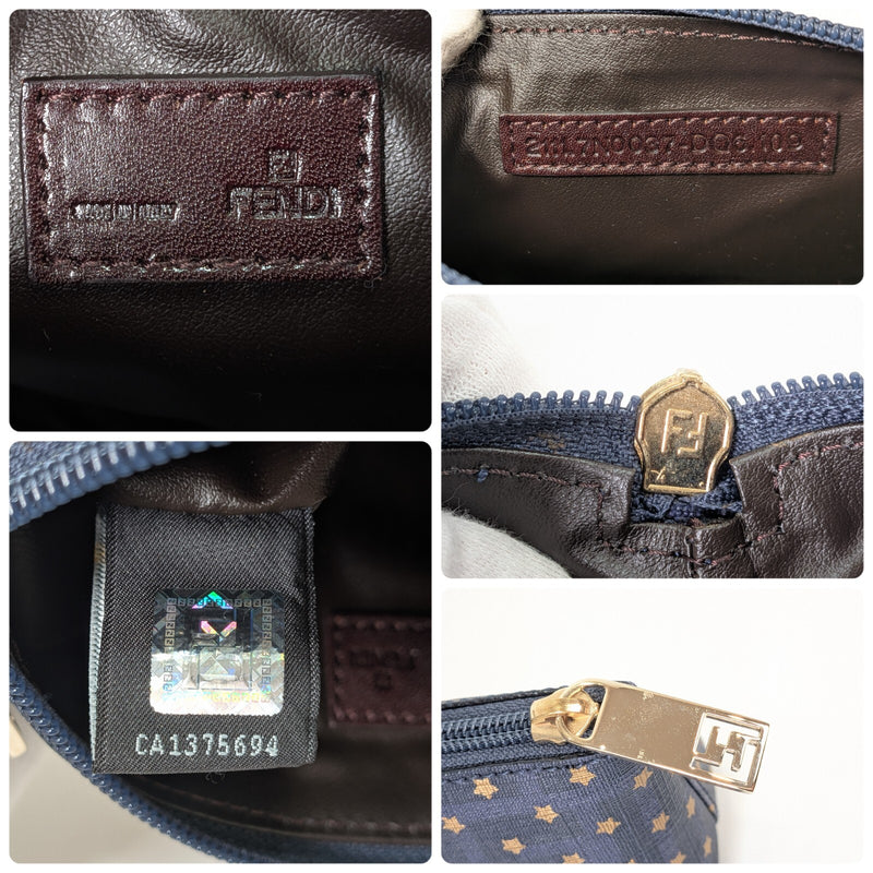 Rare* Fendi Zucca Star Pouch Pvc
