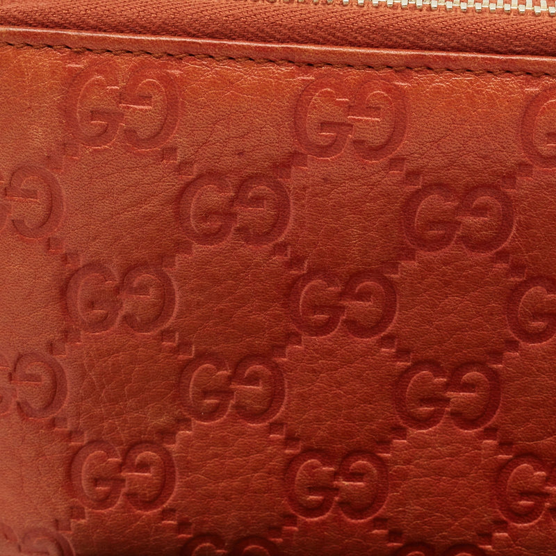 Gucci Orange Guccissima Leather Bamboo