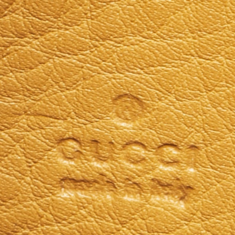 Gucci Orange Leather Soho Zip