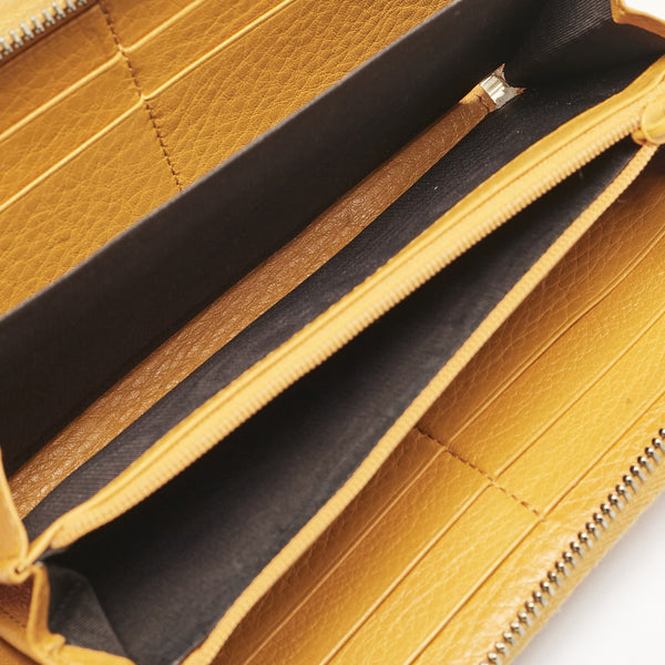 Gucci Orange Leather Soho Zip