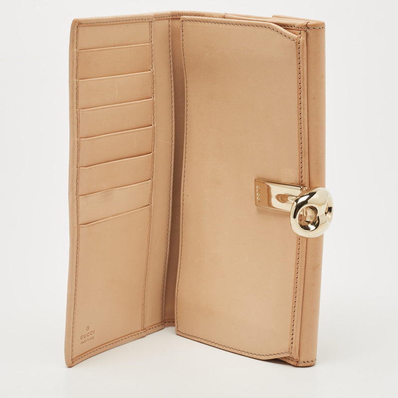 Gucci Blue/Beige Floral Print Canvas And