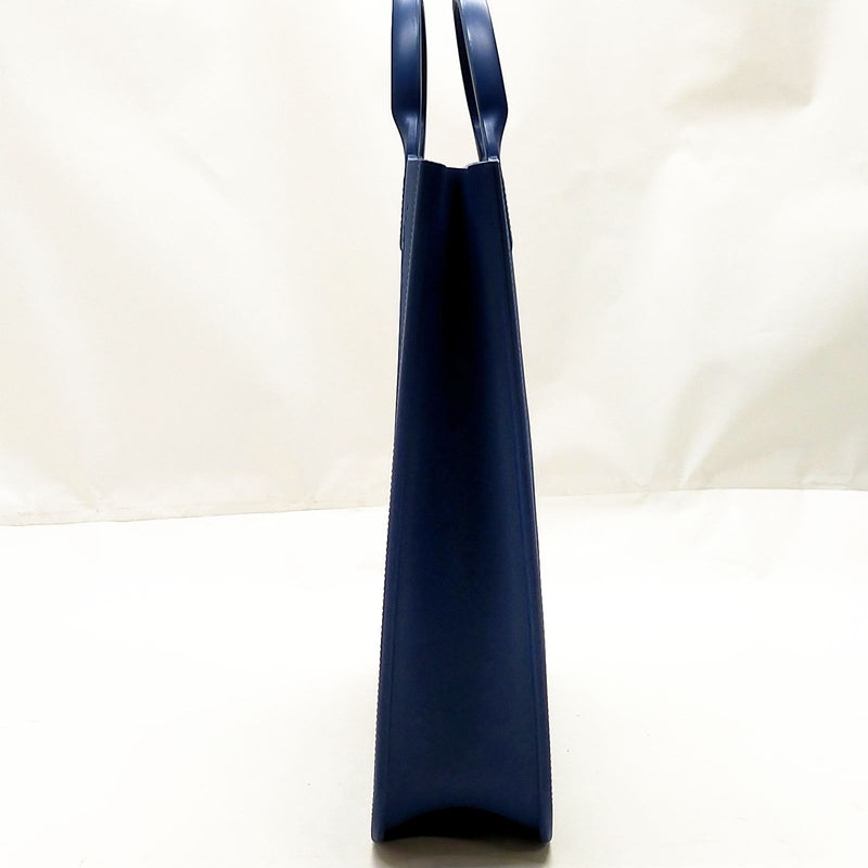 Gucci Hand Bag Navy Blue Rubber