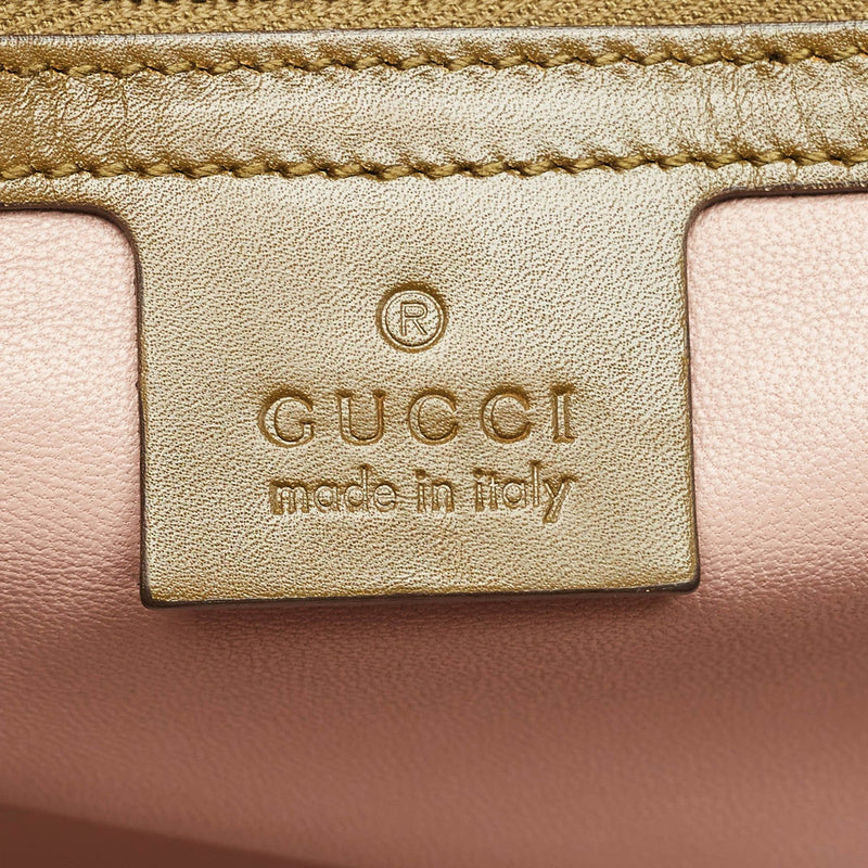 Gucci Olive Green Leather Lady Buckle