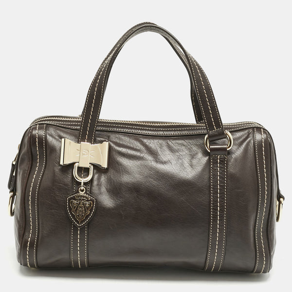 Gucci Choco Brown Leather Duchessa
