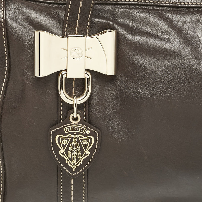 Gucci Choco Brown Leather Duchessa