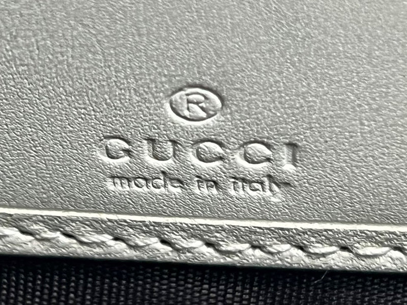 Gucci Sylvie Wallet Zippy Leather Sherry