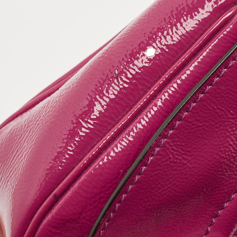 Gucci Fuchsia Patent Leather Soho Flap