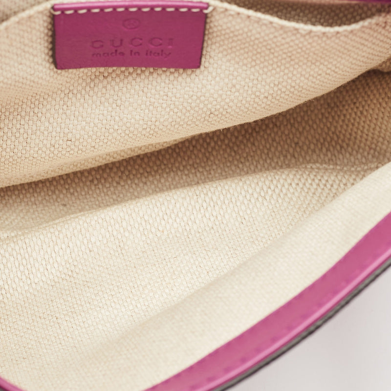 Gucci Fuchsia Patent Leather Soho Flap