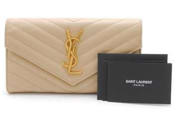 Saint Laurent Long Wallet Purse Ysl