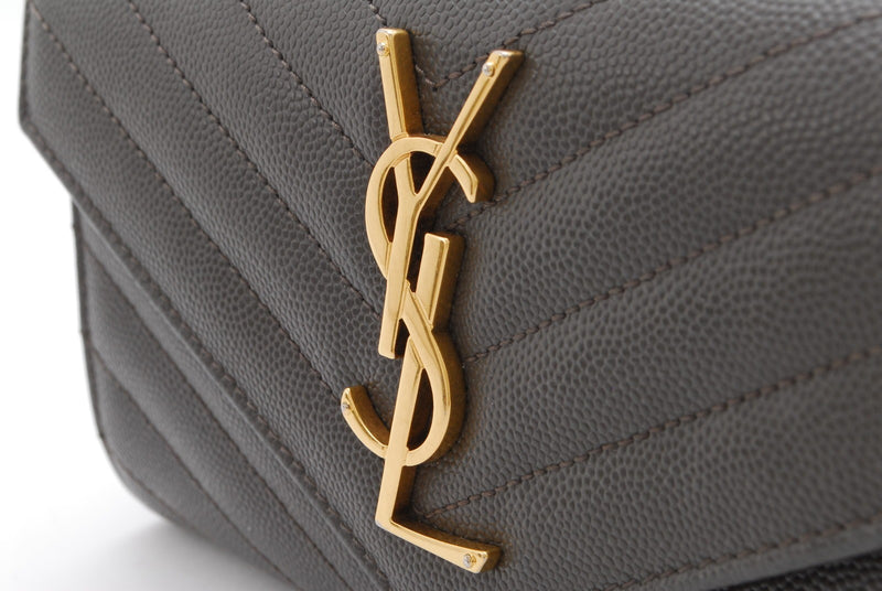 Saint Laurent Wallet Purse Ysl Leather V