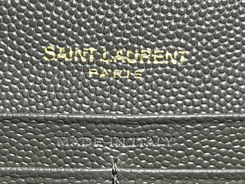Saint Laurent Wallet Purse Ysl Leather V