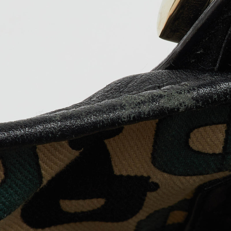 Gucci Black Guccissima Leather Pelham