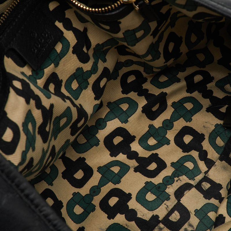 Gucci Black Guccissima Leather Pelham