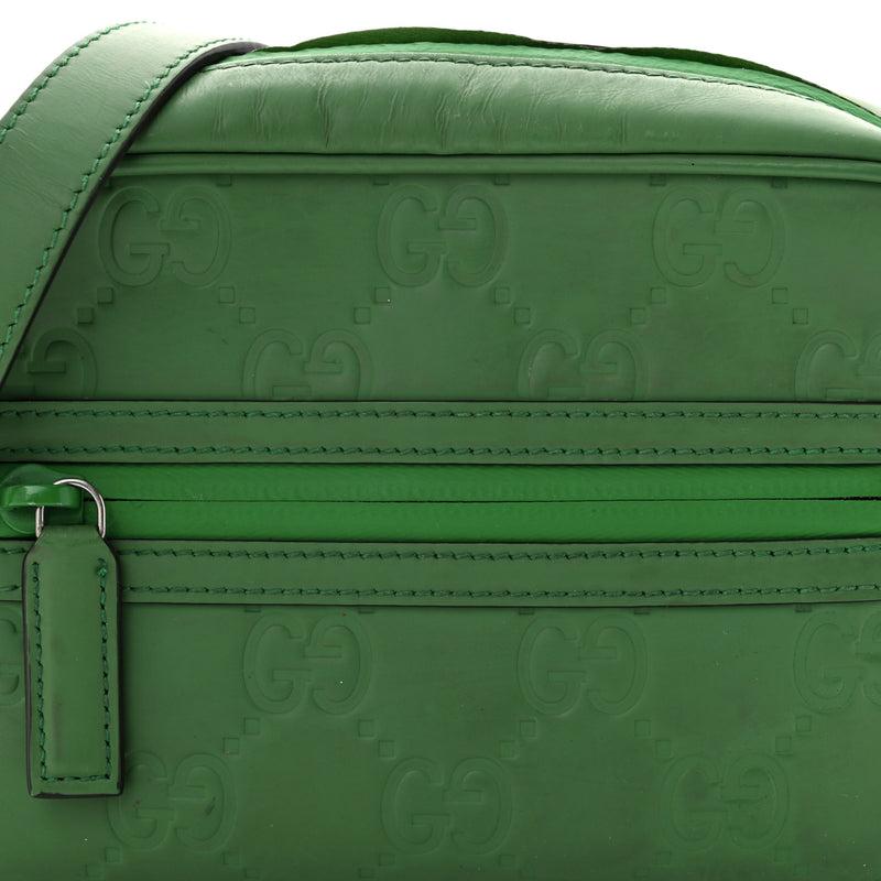 Gucci Rubber Effect Gg Mini Crossbody