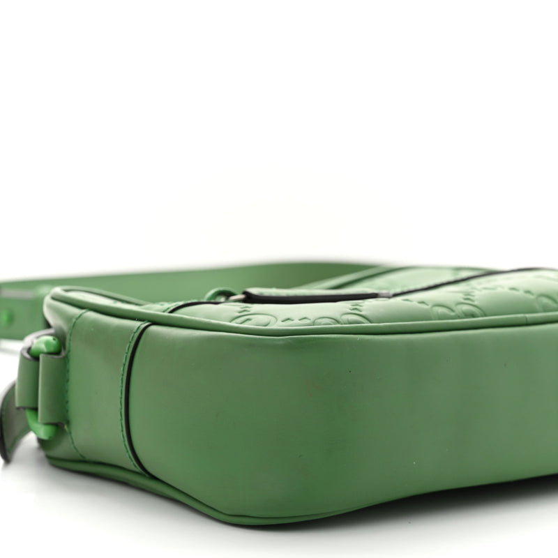 Gucci Rubber Effect Gg Mini Crossbody