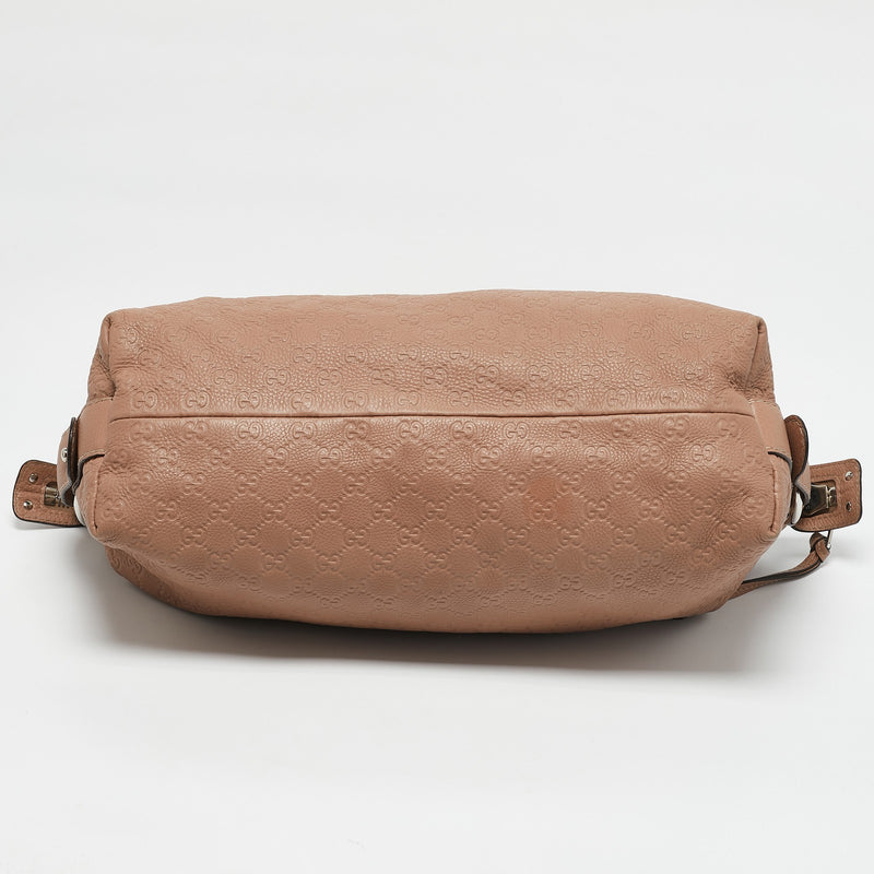 Gucci Old Rose Guccissima Leather Bamboo