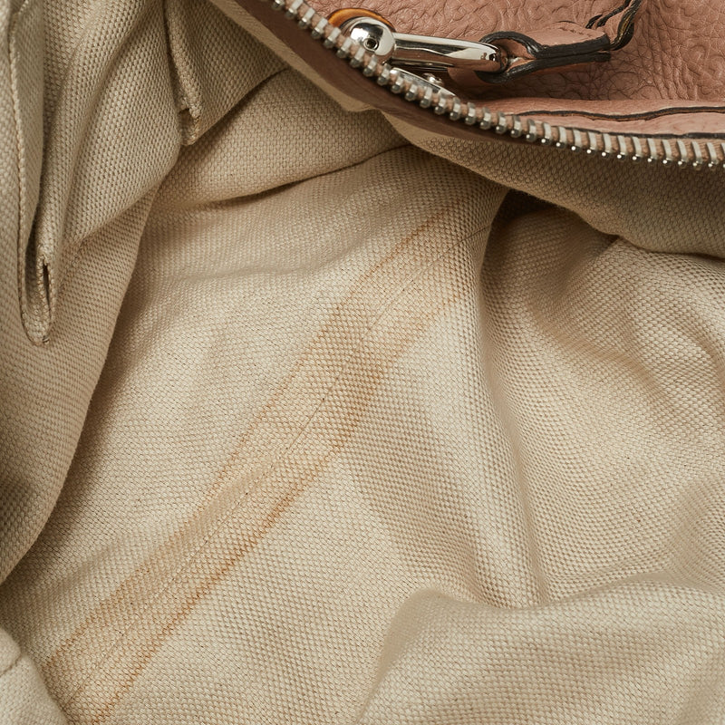 Gucci Old Rose Guccissima Leather Bamboo