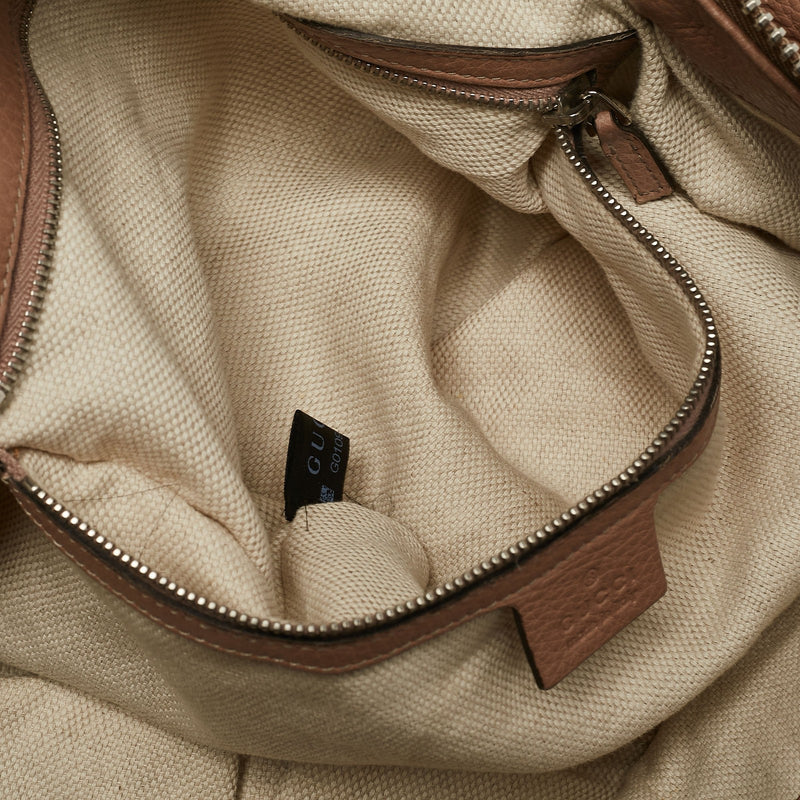 Gucci Old Rose Guccissima Leather Bamboo