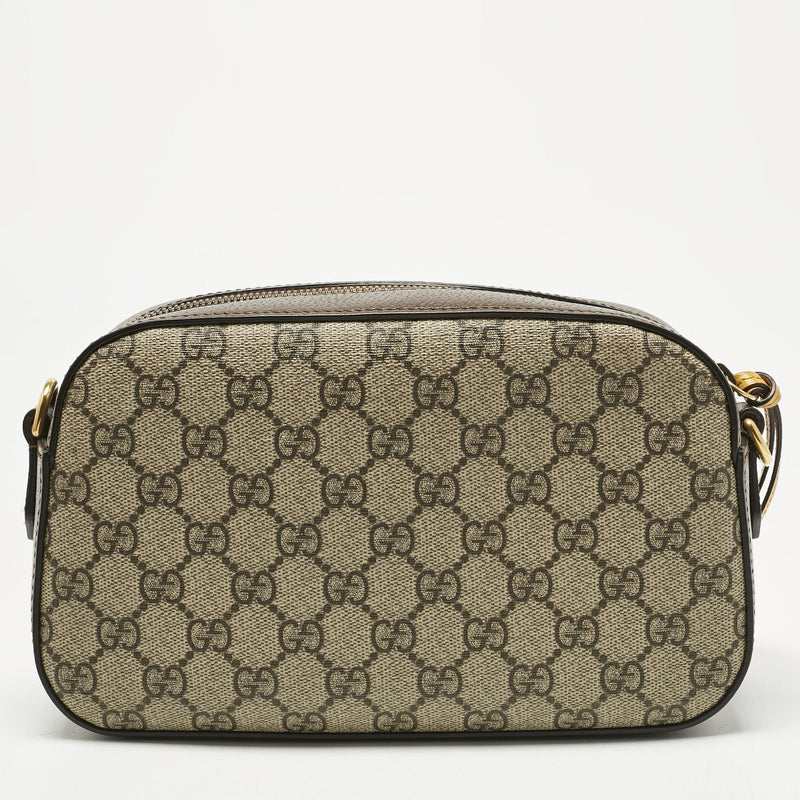 Gucci Beige/Brown Gg Supreme Canvas And