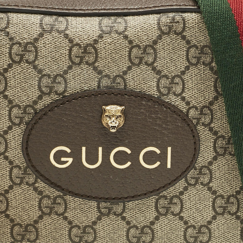 Gucci Beige/Brown Gg Supreme Canvas And