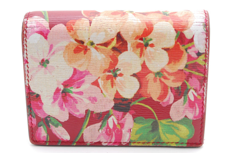 Gucci Flower Bilfold Bifold Wallet Card