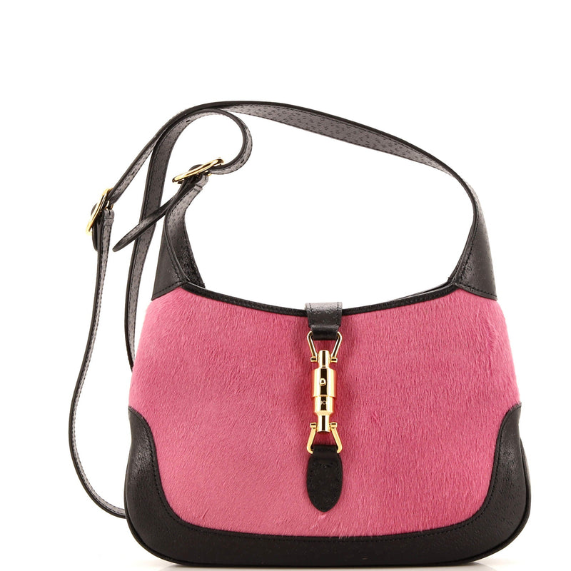 Gucci Jackie Hobo Calf Hair With Leather