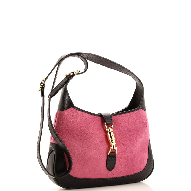Gucci Jackie Hobo Calf Hair With Leather