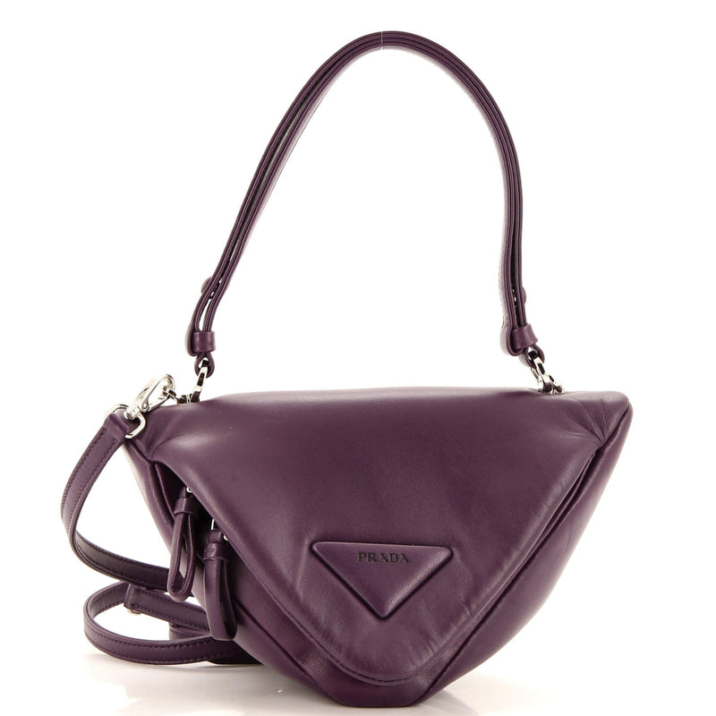 Prada Padded Signaux Triangle Crossbody