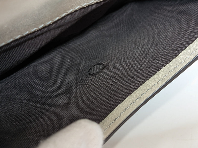 Gucci Wallet Purse Bifold Ribbon Ivory