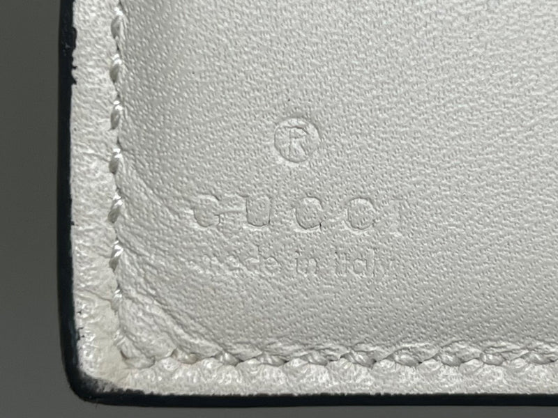 Gucci Wallet Purse Bifold Ribbon Ivory