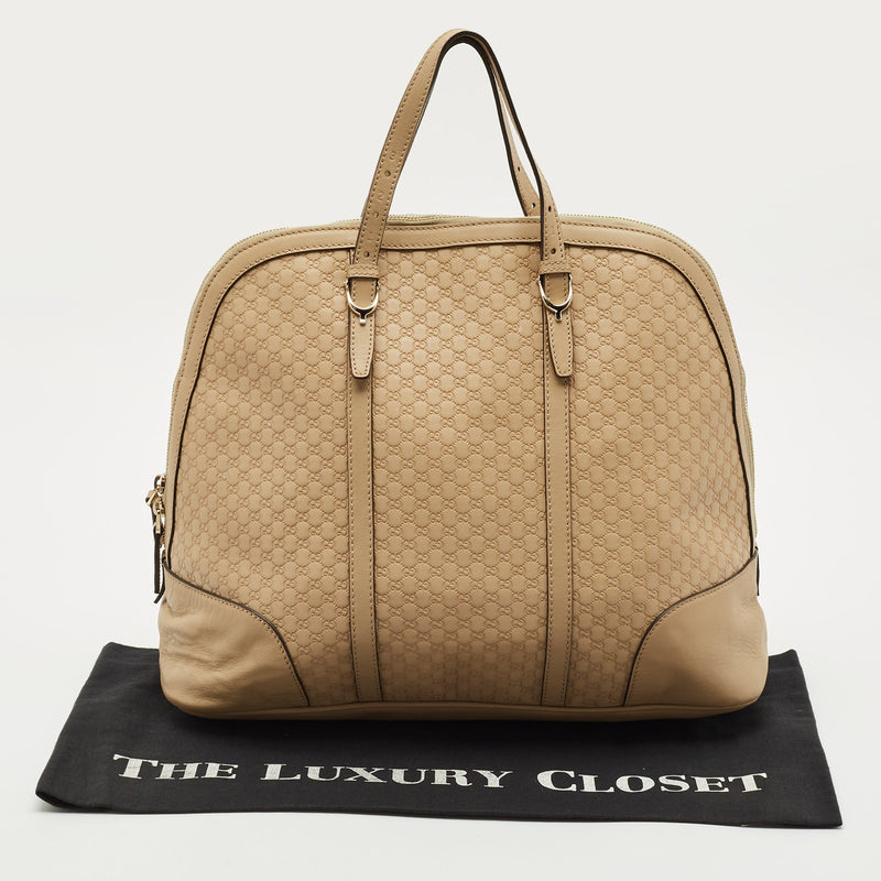 Gucci Beige Guccissima Leather Large