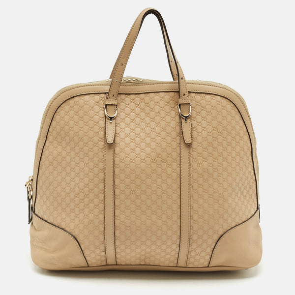Gucci Beige Guccissima Leather Large