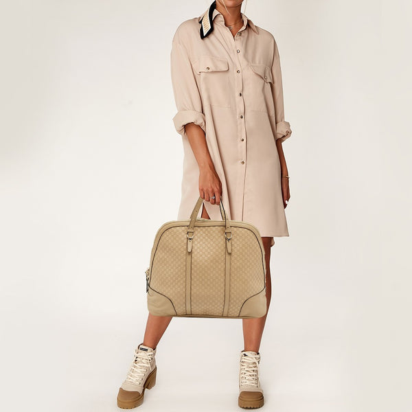 Gucci Beige Guccissima Leather Large