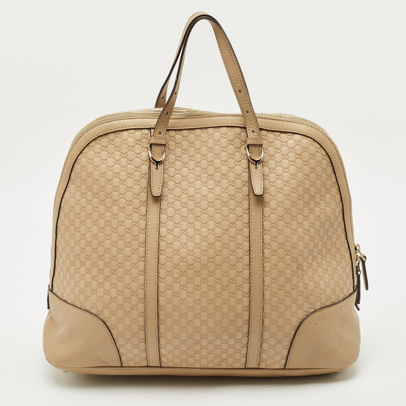 Gucci Beige Guccissima Leather Large
