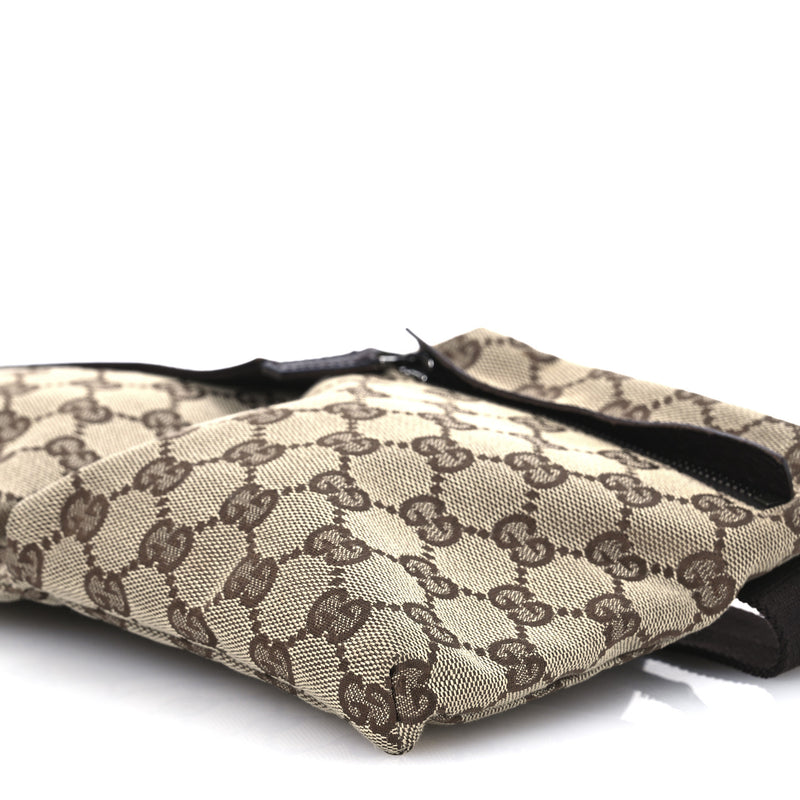 Gucci Gg Double Pocket Belt Bag Dark