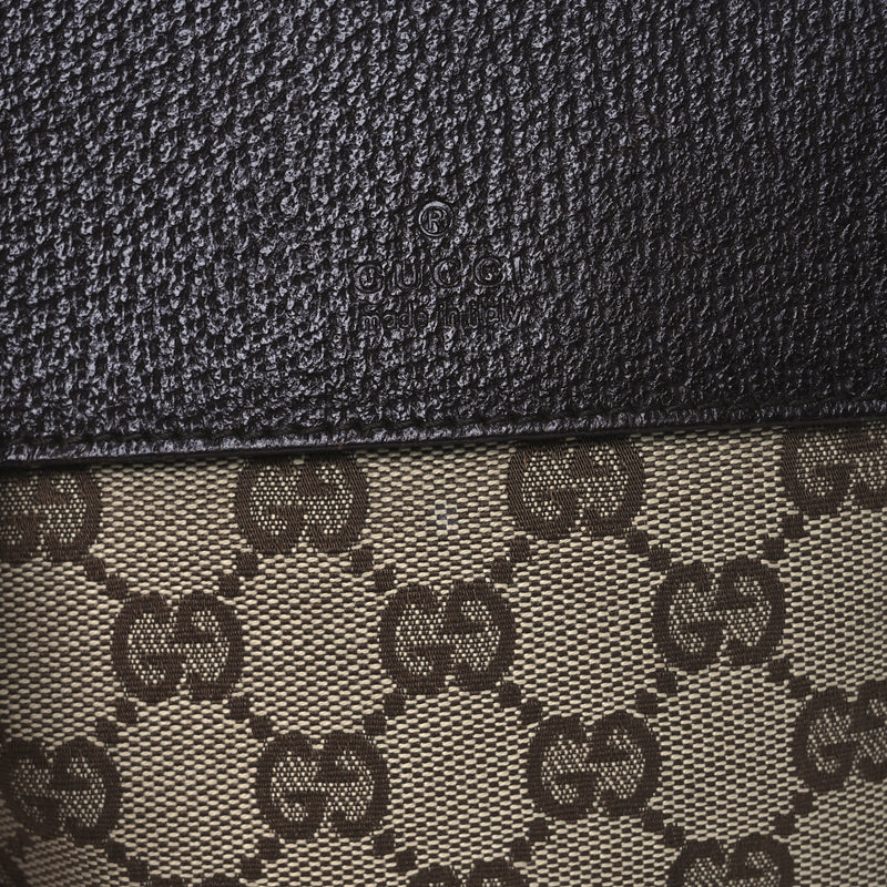 Gucci Gg Double Pocket Belt Bag Dark