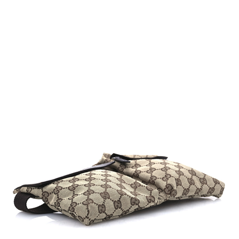 Gucci Gg Double Pocket Belt Bag Dark