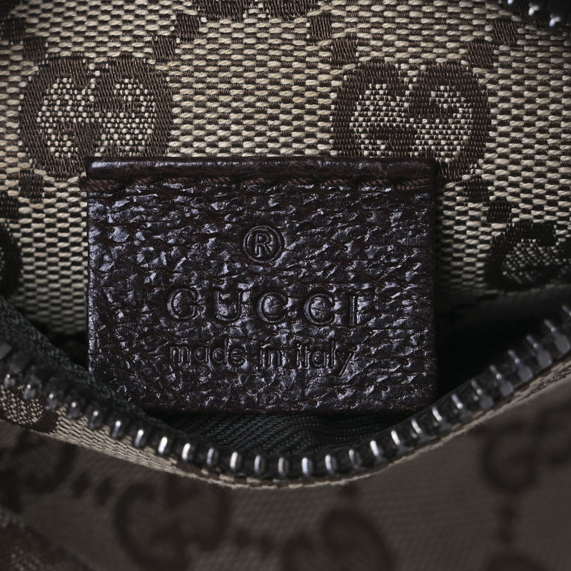 Gucci Gg Double Pocket Belt Bag Dark