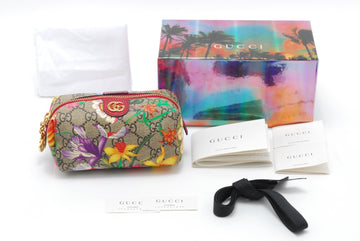 Gucci Pouch Flora Ophidia Pvc