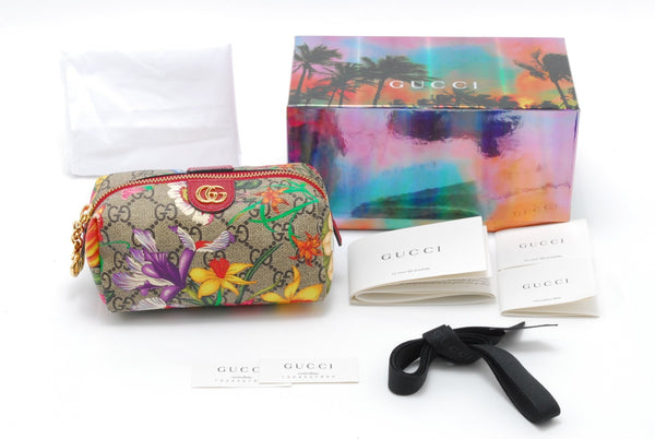 Gucci Pouch Flora Ophidia Pvc
