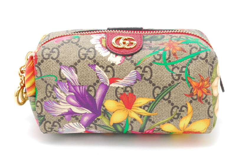 Gucci Pouch Flora Ophidia Pvc