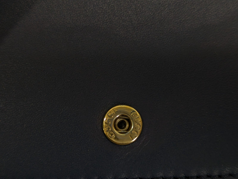 Gucci Denim Wallet Flora Flower Bifold