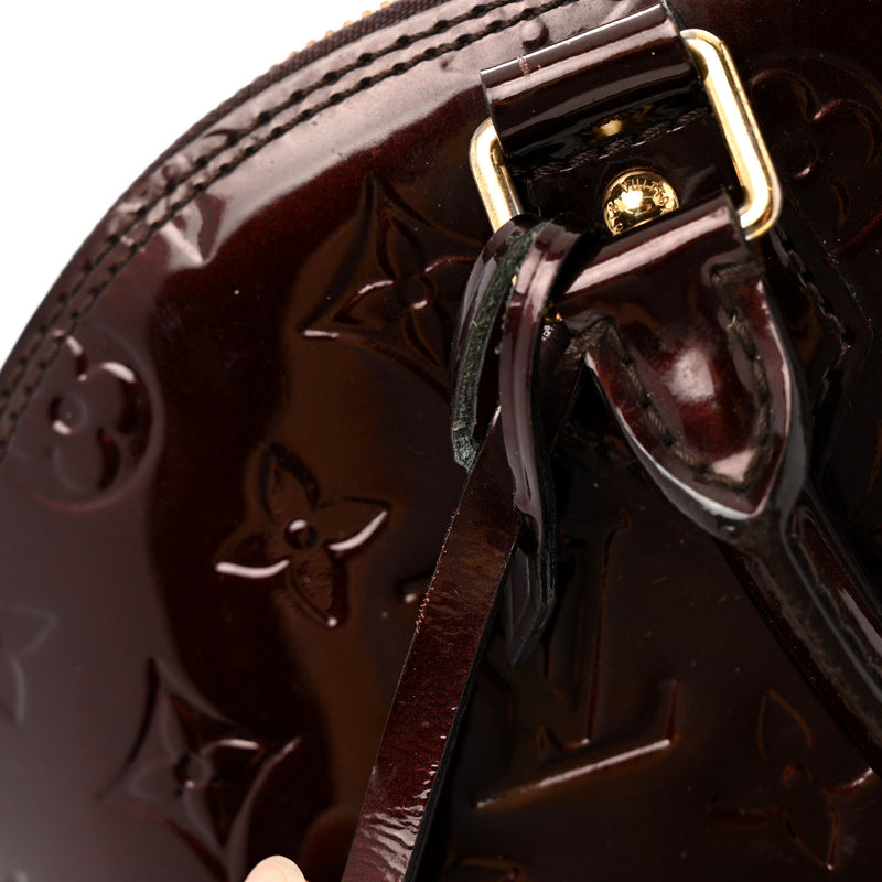 Louis Vuitton Vernis Alma Pm Amarante