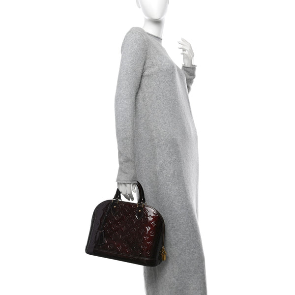 Louis Vuitton Vernis Alma Pm Amarante