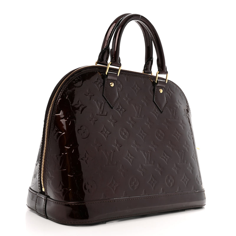 Louis Vuitton Vernis Alma Pm Amarante